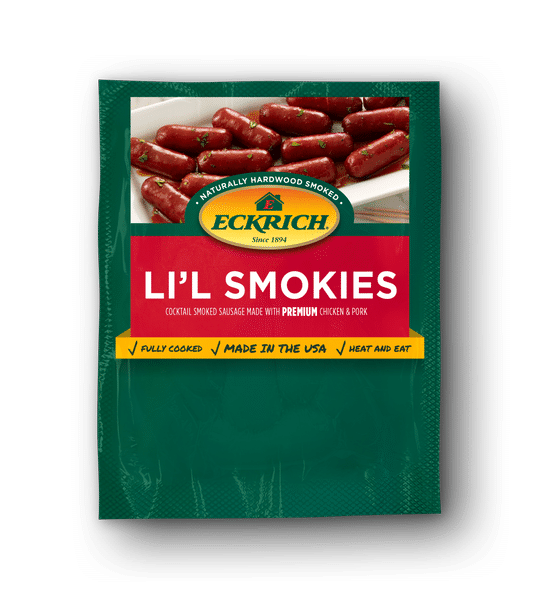 Li'l Smokies Original Cocktail Smoked Sausage Family Pack | Eckrich